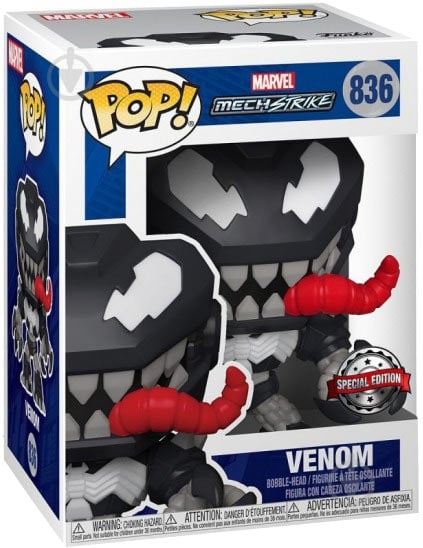 Фігурка Funko POP! Bobble Marvel Avengers Mech Strike Venom (FUN25491050) - фото 2