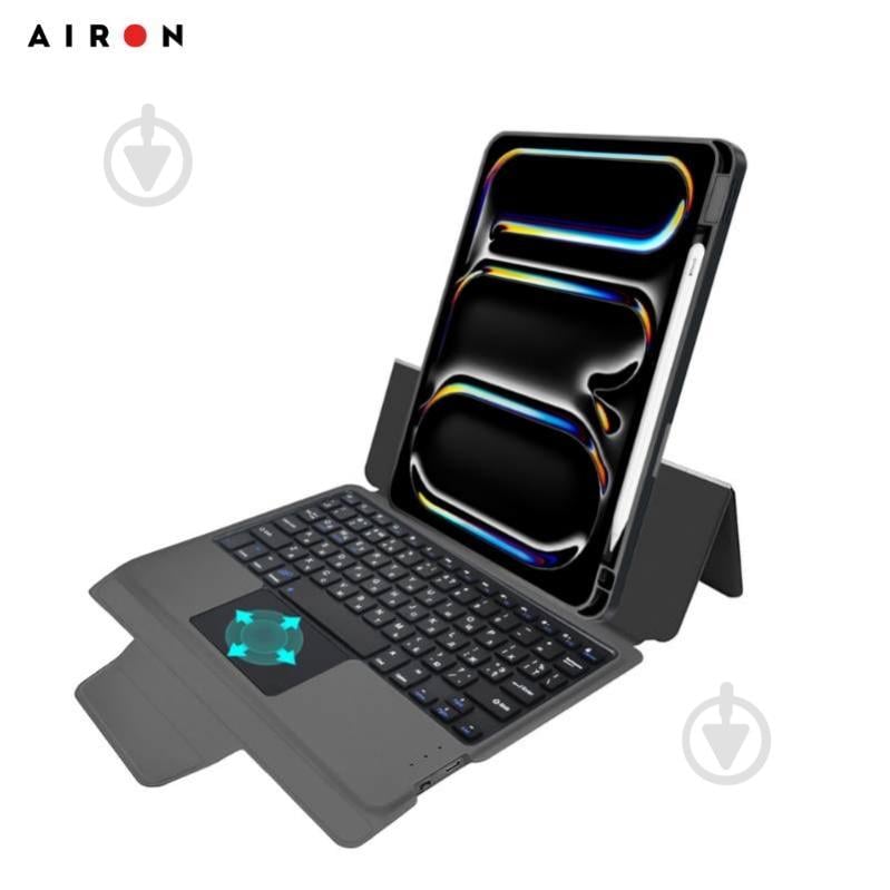 Чохол-клавіатура AIRON iPad Pro 13 black (4822352781231) - фото 13