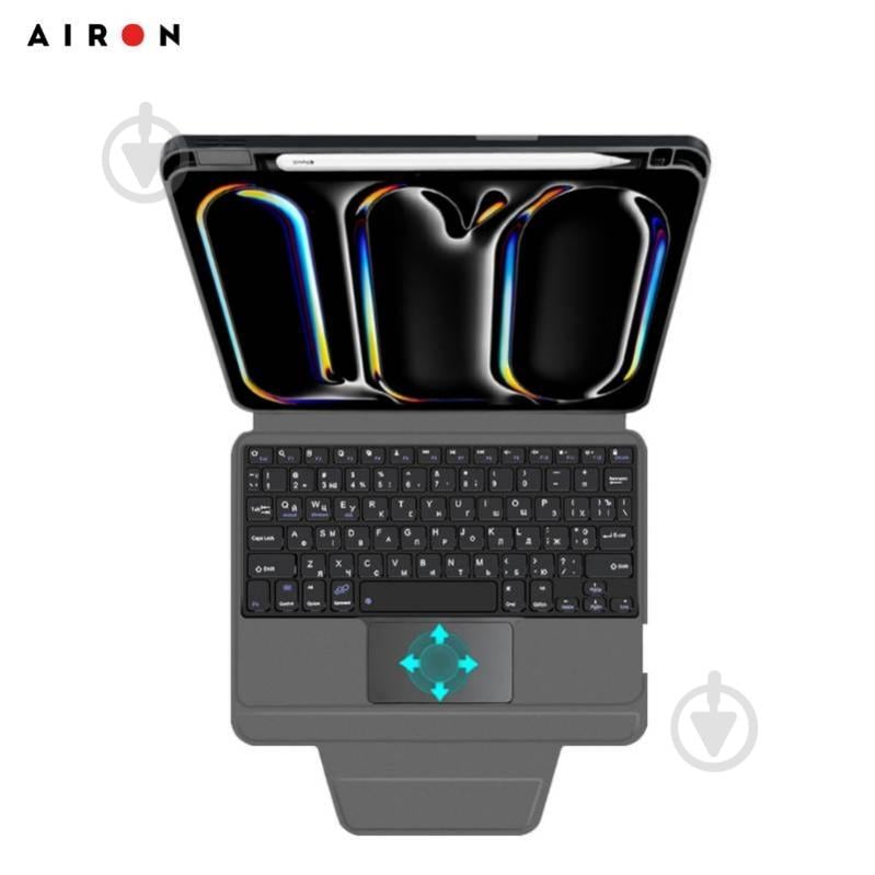 Чохол-клавіатура AIRON iPad Pro 13 black (4822352781231) - фото 12