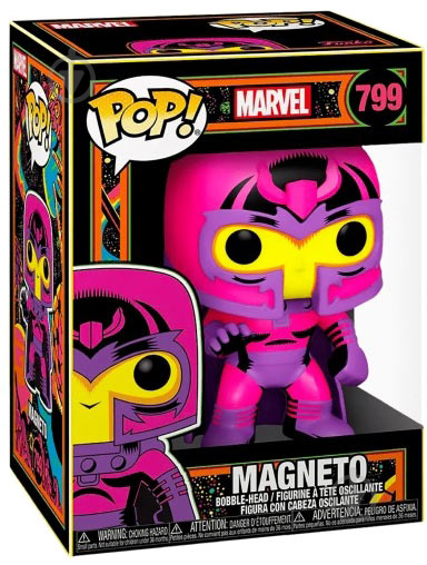 Фігурка Funko POP! Bobble Marvel Black Light Magneto (FUN25491004) - фото 2