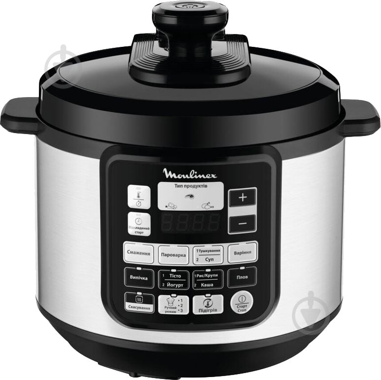 Мультиварка-скороварка Moulinex Initial Pressure Cooker CE620D34 - фото 1