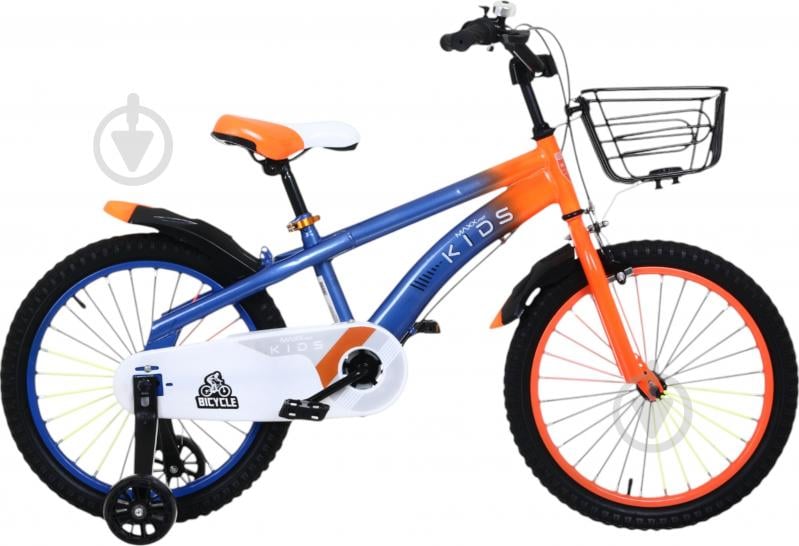 Велосипед дитячий MaxxPro kids 18' KQ-23 блакитний із червоним - фото 2