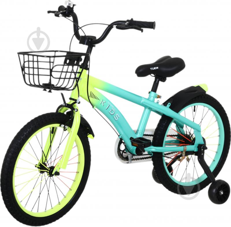 Велосипед дитячий MaxxPro kids 18' KQ-23 блакитний із жовтим - фото 1 Велосипед дитячий MaxxPro kids 18' KQ-23 блакитний із жовтим - фото 1