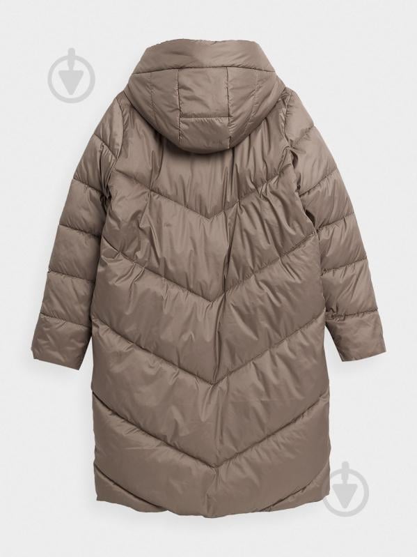 Пальто жіноча 4F DOWN JACKET F235 4FAW23TDJAF235-82S р.S бежева - фото 5