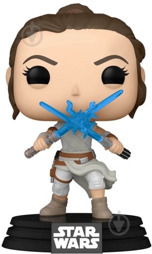 Фигурка Funko POP! Bobble Star Wars Ep 9 Rey w/2 Light Sabers (FUN25491059) - фото 1