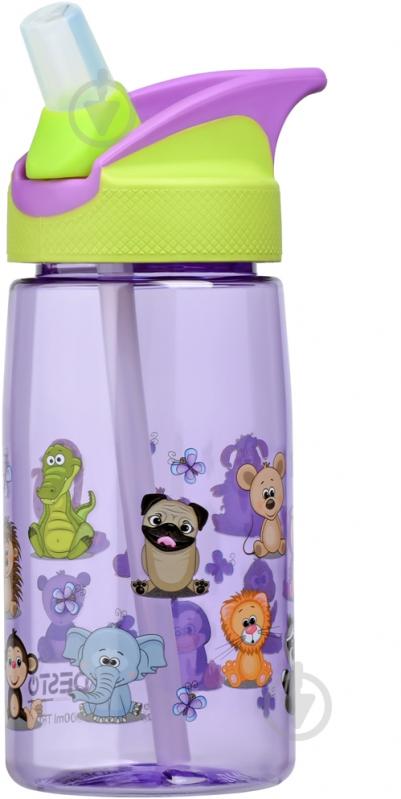 Бутылка для воды ARDESTO Funny Animals 500 мл AR2201TA - фото 2
