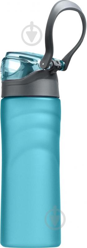 Бутылка для воды ARDESTO Matte Bottle 600 мл голубая AR2205PB - фото 2
