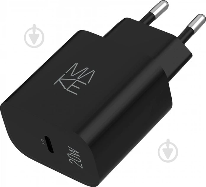 Зарядний пристрій Make 20W Type-C PD3.0 Black (MCW-2011BK) - фото 9 Зарядний пристрій Make 20W Type-C PD3.0 Black (MCW-2011BK) - фото 9