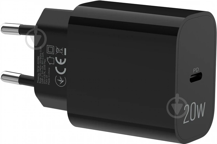 Зарядний пристрій Make 20W Type-C PD3.0 Black (MCW-2011BK) - фото 6 Зарядний пристрій Make 20W Type-C PD3.0 Black (MCW-2011BK) - фото 6