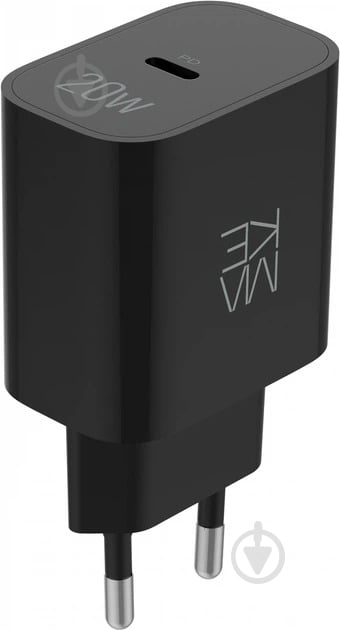 Зарядний пристрій Make 20W Type-C PD3.0 Black (MCW-2011BK) - фото 4 Зарядний пристрій Make 20W Type-C PD3.0 Black (MCW-2011BK) - фото 4