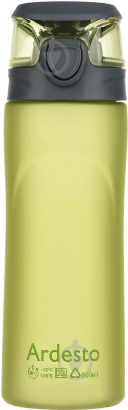 Бутылка для воды Ardesto Matte Bottle 600 мл зеленая AR2205PG - фото 1