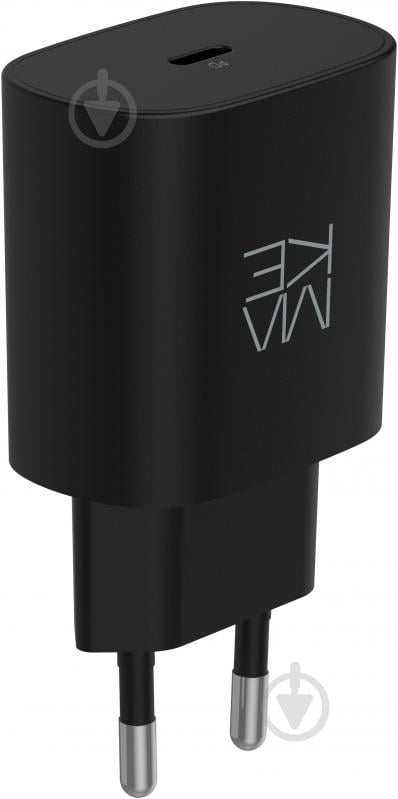 Зарядний пристрій Make 25W GaN PD Black (MCW-2511BK) - фото 8 Зарядний пристрій Make 25W GaN PD Black (MCW-2511BK) - фото 8