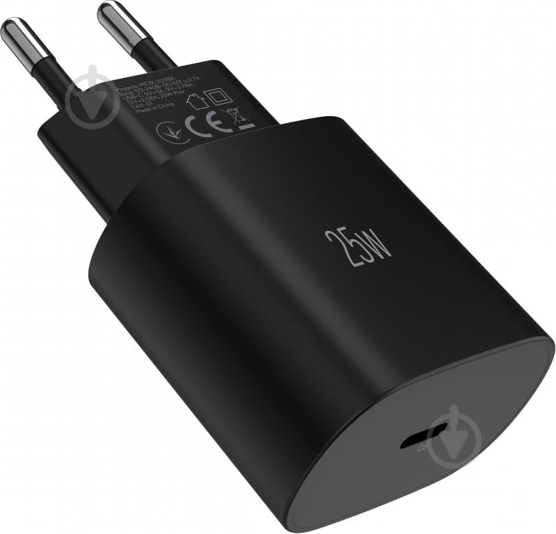 Зарядний пристрій Make 25W GaN PD Black (MCW-2511BK) - фото 7 Зарядний пристрій Make 25W GaN PD Black (MCW-2511BK) - фото 7