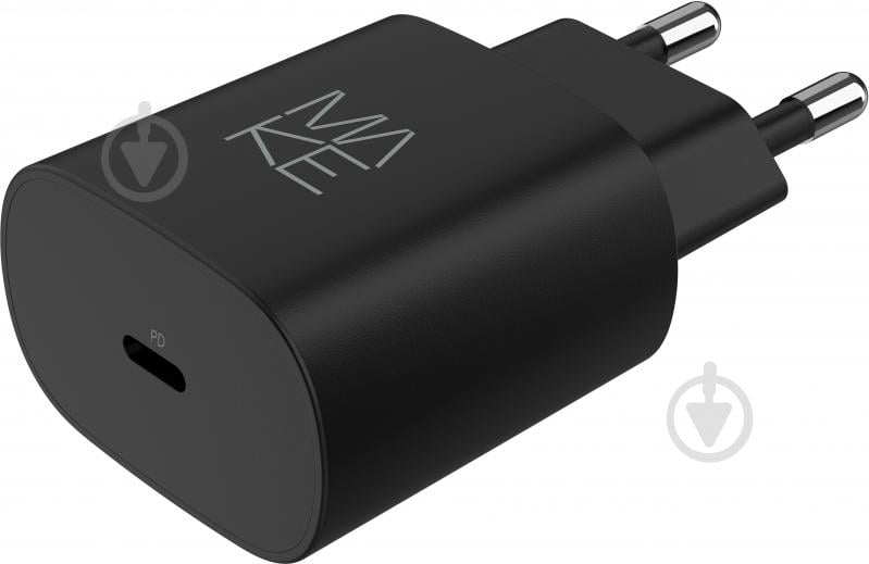 Зарядний пристрій Make 25W GaN PD Black (MCW-2511BK) - фото 2 Зарядний пристрій Make 25W GaN PD Black (MCW-2511BK) - фото 2