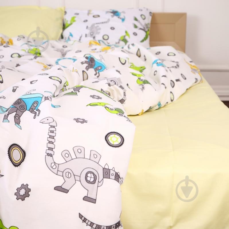 Наволочка бязь 17-0576 Dinosaur robot 70x70 см мультиколор MirSon - фото 4 Наволочка бязь 17-0576 Dinosaur robot 70x70 см мультиколор MirSon - фото 4