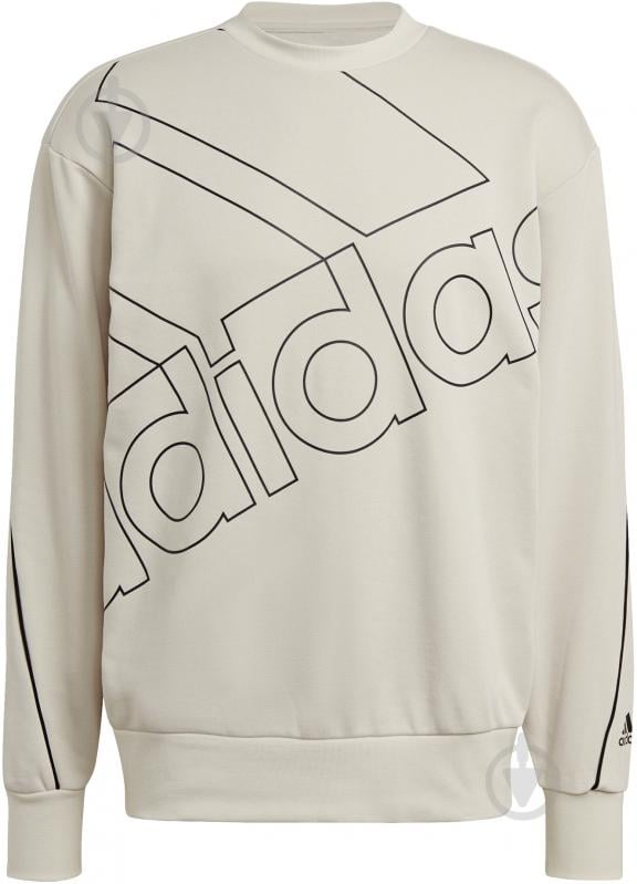 Світшот Adidas U FAVS Q1 SWT GK9373 р. M бежевий - фото 1