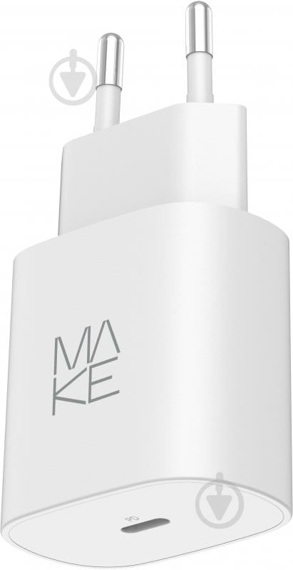 Зарядний пристрій Make 25W GaN PD White (MCW-2511WH) - фото 8 Зарядний пристрій Make 25W GaN PD White (MCW-2511WH) - фото 8