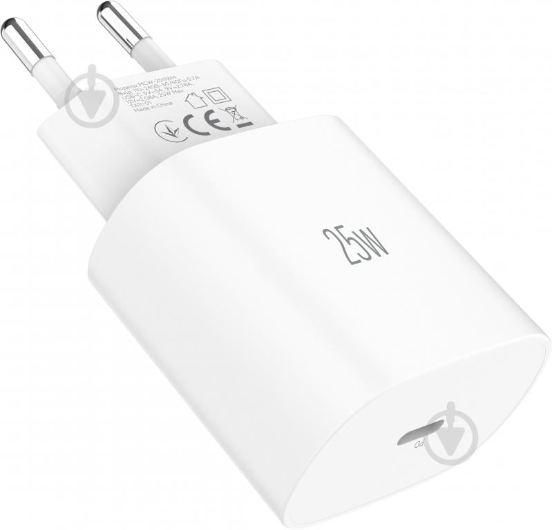 Зарядний пристрій Make 25W GaN PD White (MCW-2511WH) - фото 7 Зарядний пристрій Make 25W GaN PD White (MCW-2511WH) - фото 7