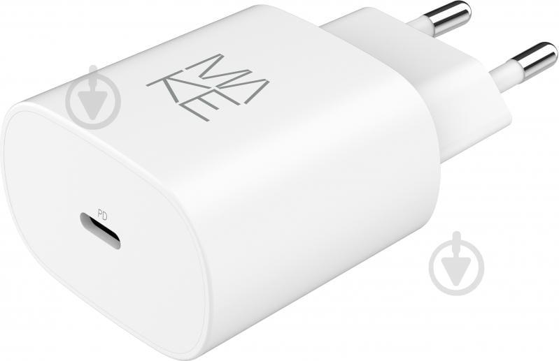 Зарядний пристрій Make 25W GaN PD White (MCW-2511WH) - фото 2 Зарядний пристрій Make 25W GaN PD White (MCW-2511WH) - фото 2