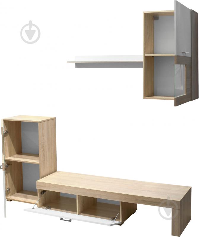 Стенка Фолк правая дуб сонома - фото 3