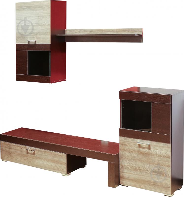 Стенка Фолк правая Embawood венге - фото 1