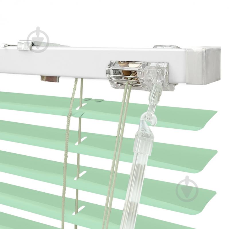 Жалюзі Rollotex алюмінієві горизонтальні з фіксацією 92х190 см Бірюзові глянцеві - фото 3 Жалюзі Rollotex алюмінієві горизонтальні з фіксацією 92х190 см Бірюзові глянцеві - фото 3