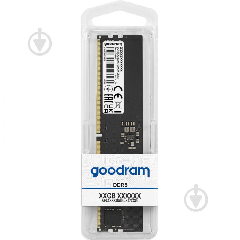 Оперативная память Goodram DDR5 SDRAM 32 GB (1x32GB) 4800 MHz (GR4800D564L40/32G) - фото 4