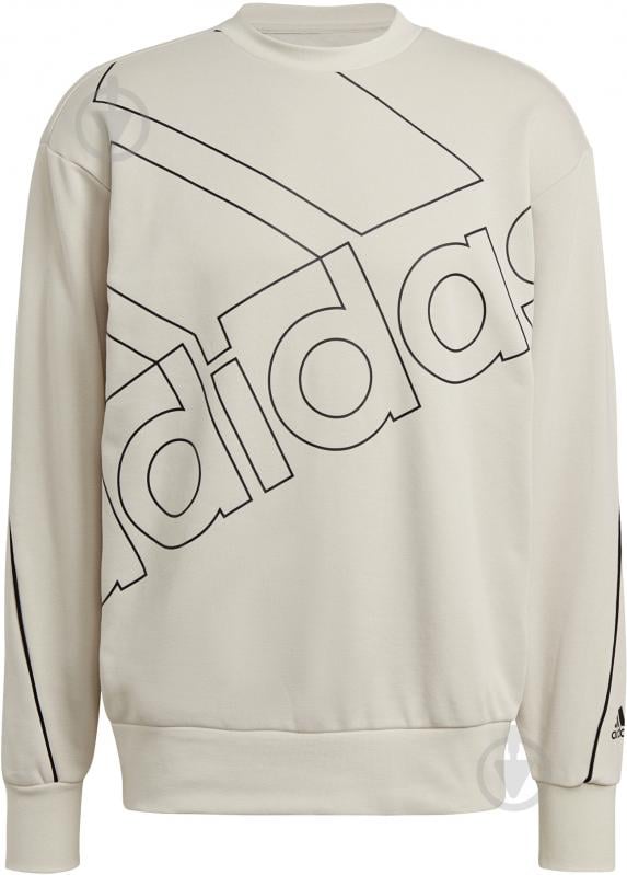 Світшот Adidas U FAVS Q1 SWT GK9373 р. 2XL бежевий - фото 1