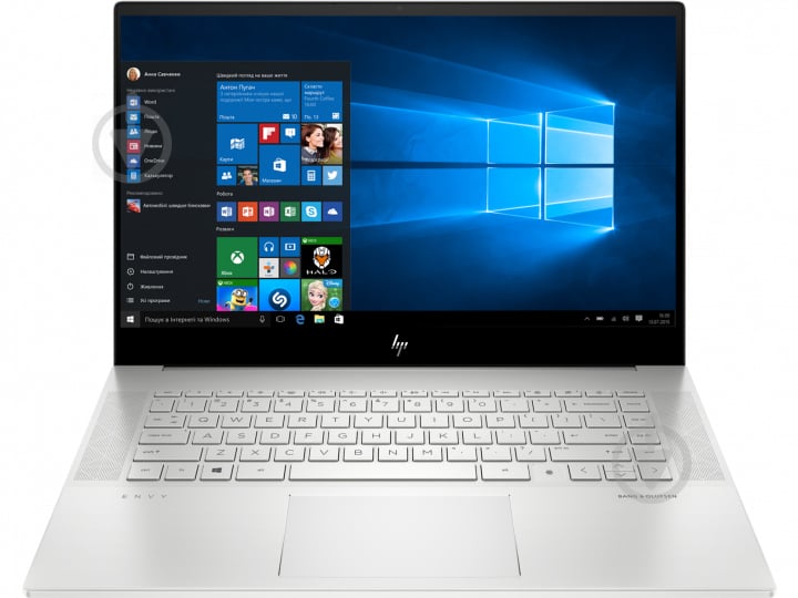 Ноутбук HP ENVY 15-ep0022ur 15,6 (1U9K2EA) silver - фото 1