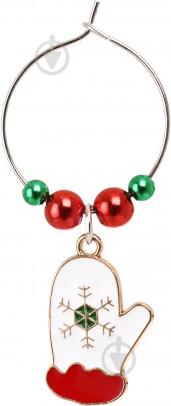 Набор маркеров для бокалов Excellent Houseware Christmas 4x2,5 см 6 шт - фото 1