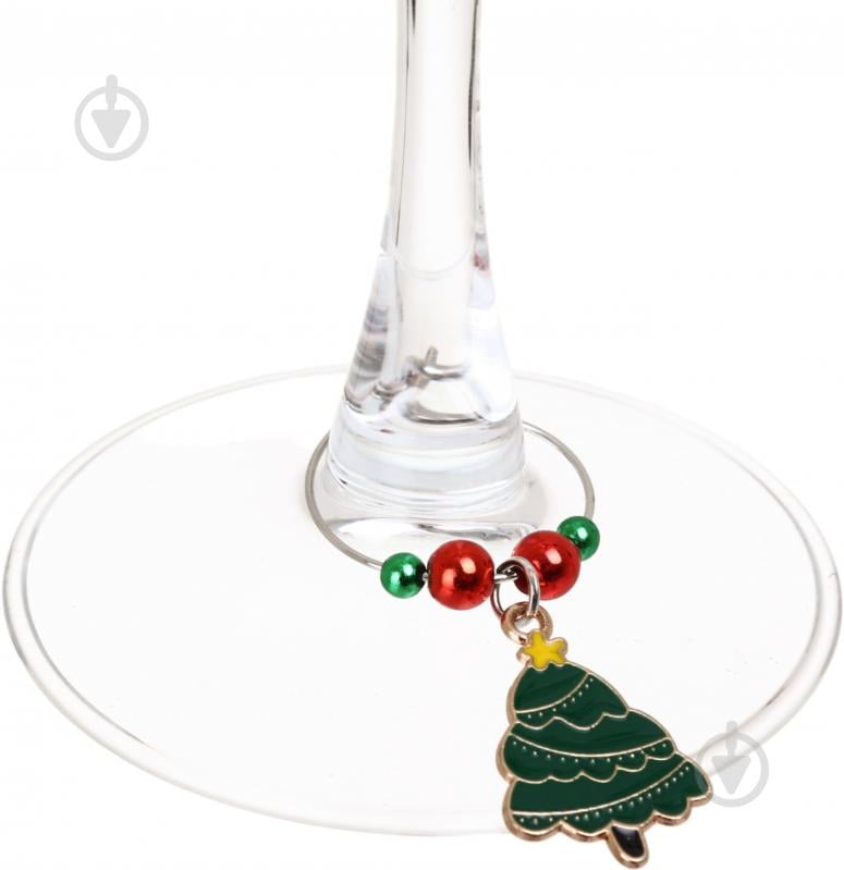 Набор маркеров для бокалов Excellent Houseware Christmas 4x2,5 см 6 шт - фото 8