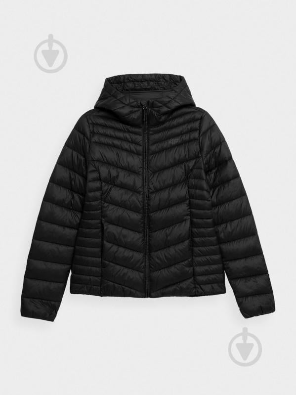 Куртка жіноча 4F DOWN JACKET F225 4FAW23TDJAF225-20S р.XS чорна - фото 1