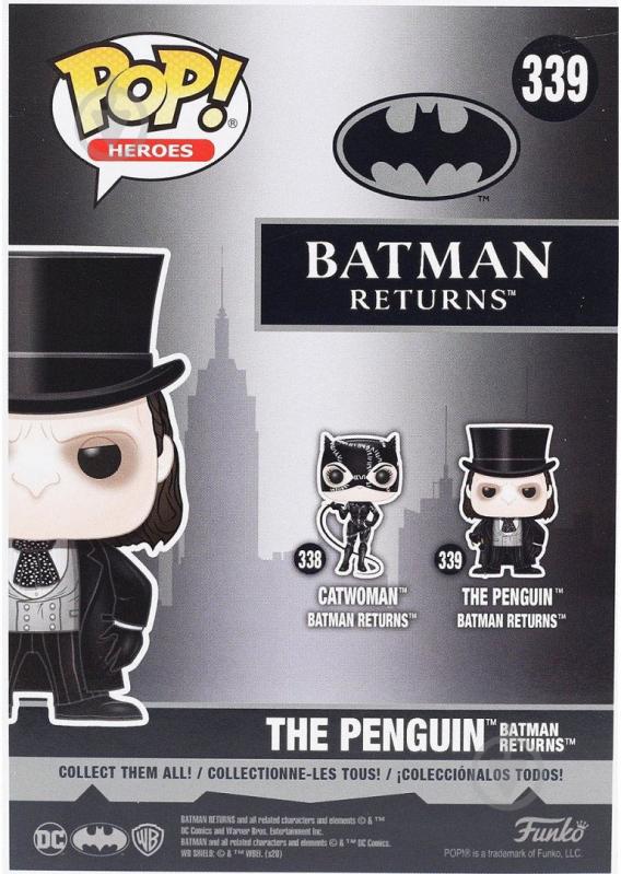 Фігурка Funko POP! Vinyl: DC: Batman Returns: Penguin (FUN2549591) - фото 5