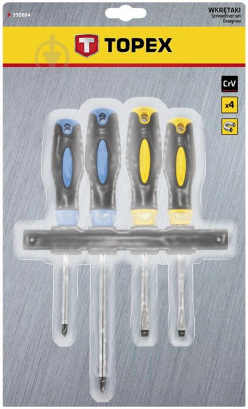 Набір викруток Topex 39D884 - фото 2 Набір викруток Topex 39D884 - фото 2