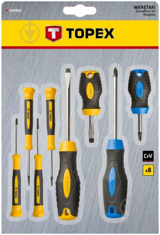 Набор отверток Topex  39D888 - фото 2
