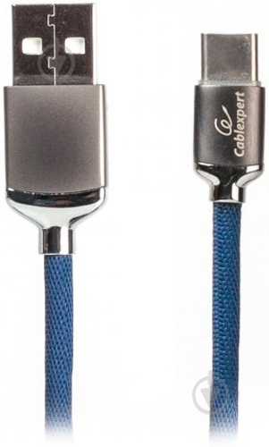 Кабель Cablexpert 1 м синий (CCPB-C-USB-07B) - фото 1