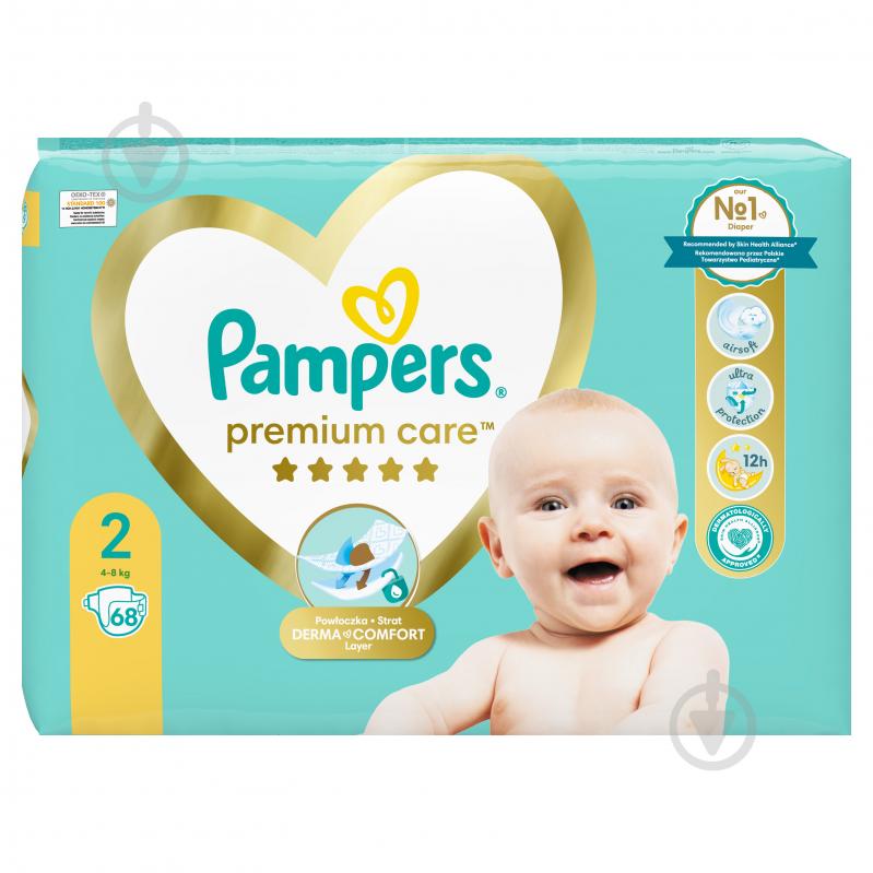 Підгузки Pampers Premium Care 2 4-8 кг 68 шт. - фото 2