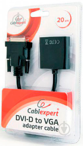 Перехідник Cablexpert 0,2 м чорний (AB-DVID-VGAF-01) - фото 2