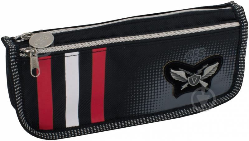 Пенал Strict CF85345 Cool For School черный с краснымчерный с серым - фото 1