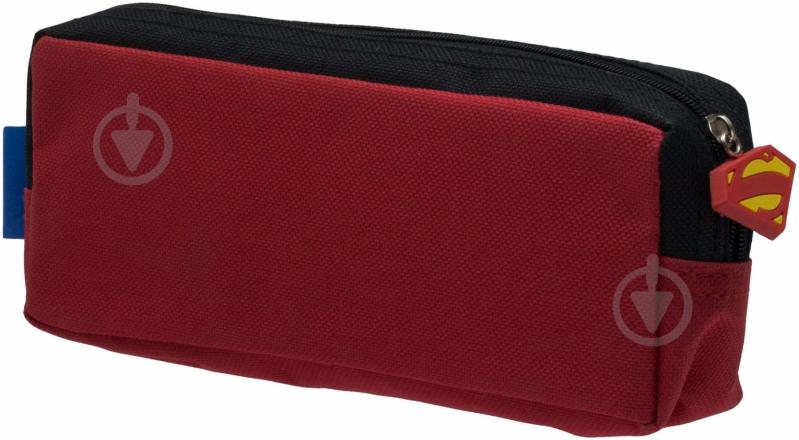 Пенал Superman SM04353 Cool For School красный с черными вставками - фото 2