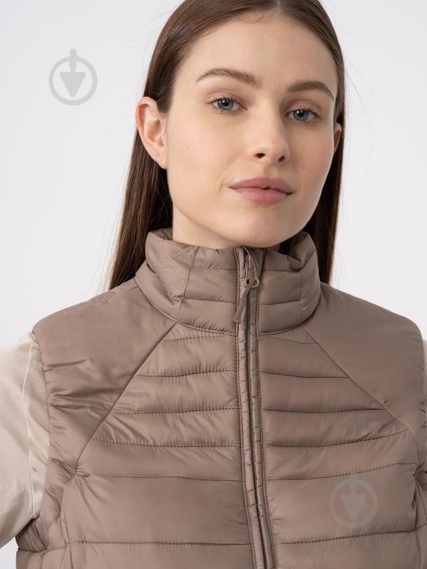 Жилет 4F VEST F072 4FAW23TVESF072-82S р.XS коричневий - фото 3