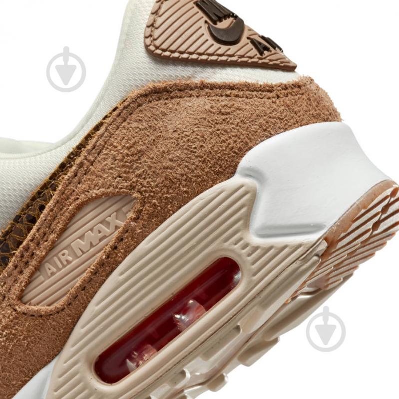 Кроссовки женские демисезонные Nike Air Max 90 SE DX9502-100 р.38 белые - фото 7