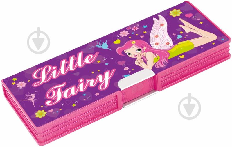 Пенал Little Fairy CF85523 Cool For School темно-фиолетовый - фото 1 Пенал Little Fairy CF85523 Cool For School темно-фиолетовый - фото 1