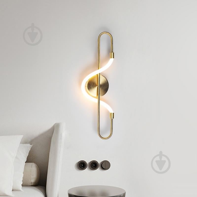 Бра Laguna Lighting 6 Вт LED-модуль золото 26812-06 - фото 2 Бра Laguna Lighting 6 Вт LED-модуль золото 26812-06 - фото 2