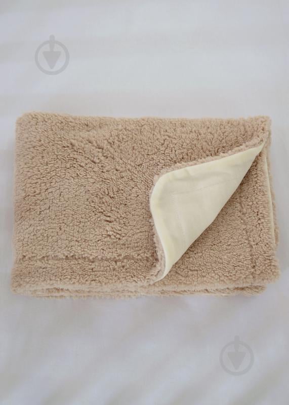 Плед Baby Veres Плюш Тедді 80x100 см бежевий - фото 3