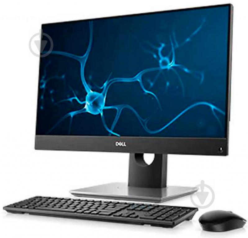 Моноблок Dell Optiplex 5480 23,8 (N006O5480AIO_UBU) black/grey - фото 3