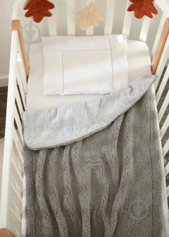Плед Baby Veres Плюш Тедди 80x100 см серый - фото 1 Плед Baby Veres Плюш Тедди 80x100 см серый - фото 1