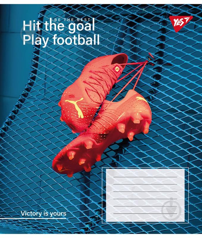 Тетрадь школьная 96 листов клетка Hit the goal (767418) YES - фото 4 Тетрадь школьная 96 листов клетка Hit the goal (767418) YES - фото 4