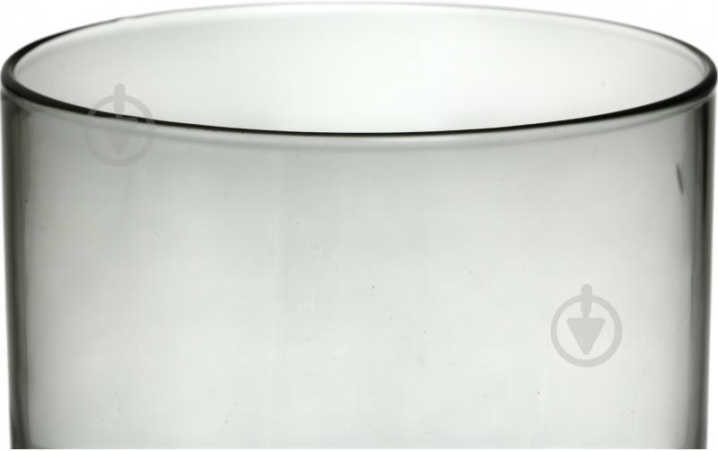 Ваза скляна Wrzesniak Glassworks Clas 21 см сіра 17-4149 - фото 3
