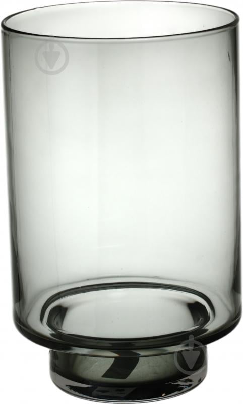 Ваза скляна Wrzesniak Glassworks Clas 21 см сіра 17-4149 - фото 1